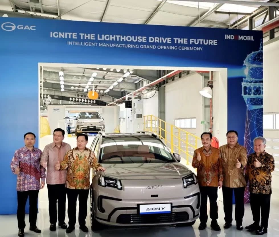 GAC meluncurkan produk mobil listrik di Indonesia