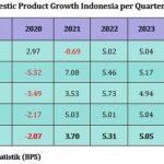 Pembaruan Ekonomi Indonesia: Ekonomi Indonesia Tumbuh sebesar 4,87% (Tahun ke Tahun) pada Kuartal 1-2025