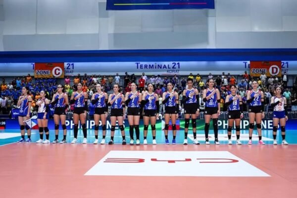 Tim Wanita Alas Pilipinas mengalahkan Indonesia untuk merebut medali perunggu di SEA V.League Leg 1.