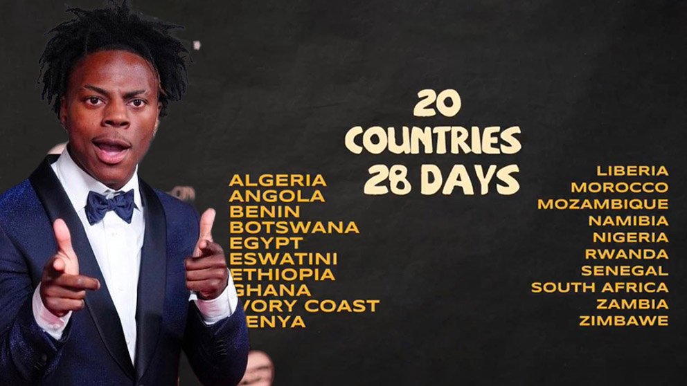 Bintang global IShowSpeed menambahkan Eswatini ke tur Afrika :: Berita Gaya Hidup