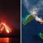 Peta gunung berapi Indonesia: Tingkat siaga Gunung Krakatau NAIK