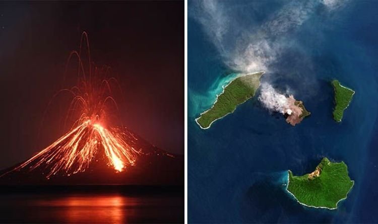 Peta gunung berapi Indonesia: Tingkat siaga Gunung Krakatau NAIK